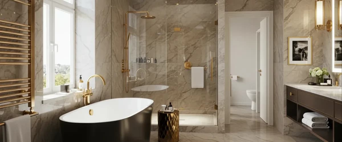 Voorbeeld moderne badkamer Badkamer Op Maat